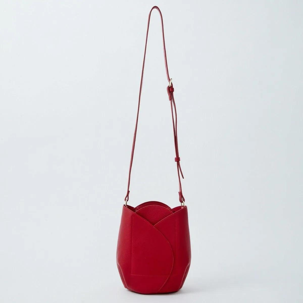 Anello Legato Tulip Mini Shoulder Bag in Red