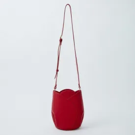 Anello Legato Tulip Mini Shoulder Bag in Red