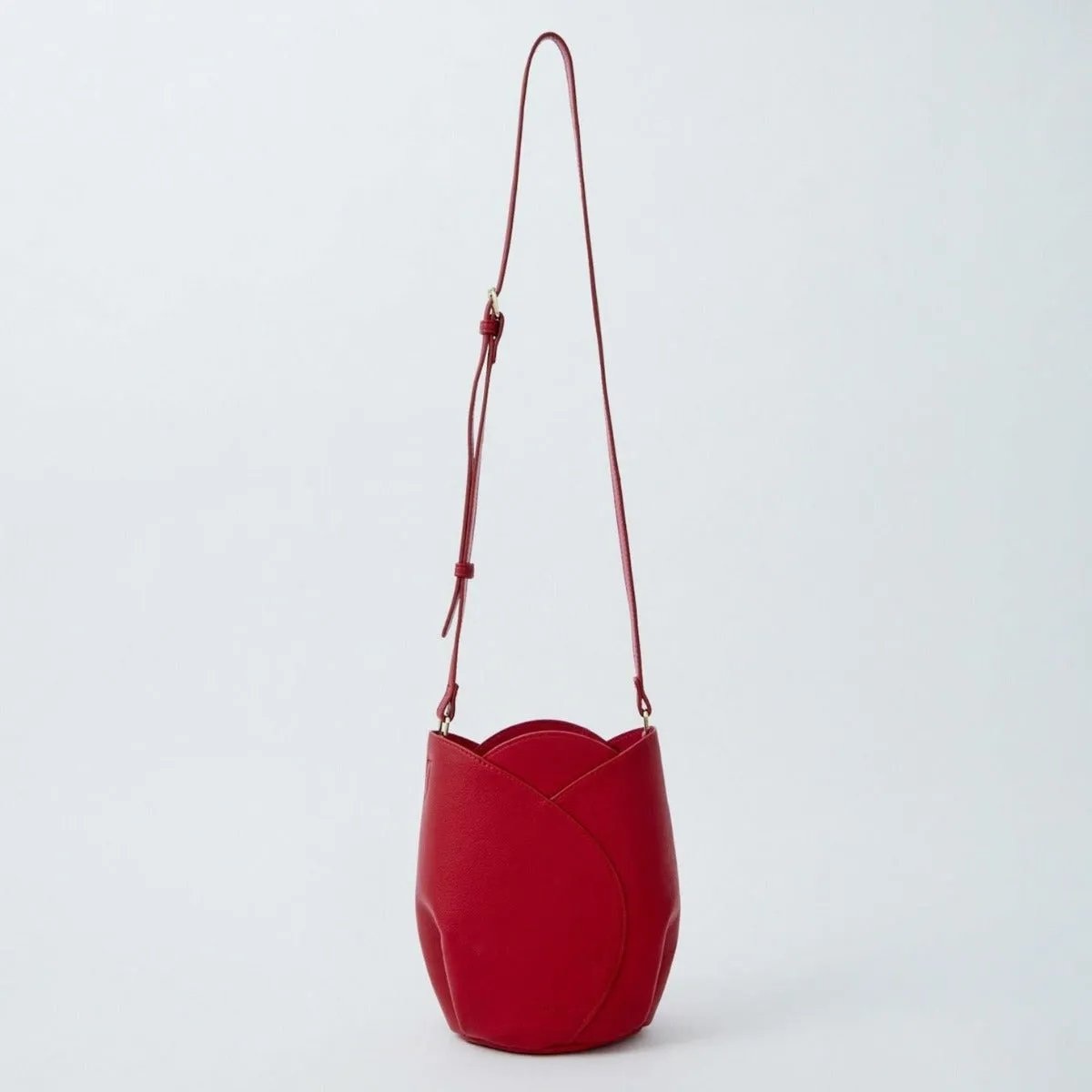 Anello Legato Tulip Mini Shoulder Bag in Red