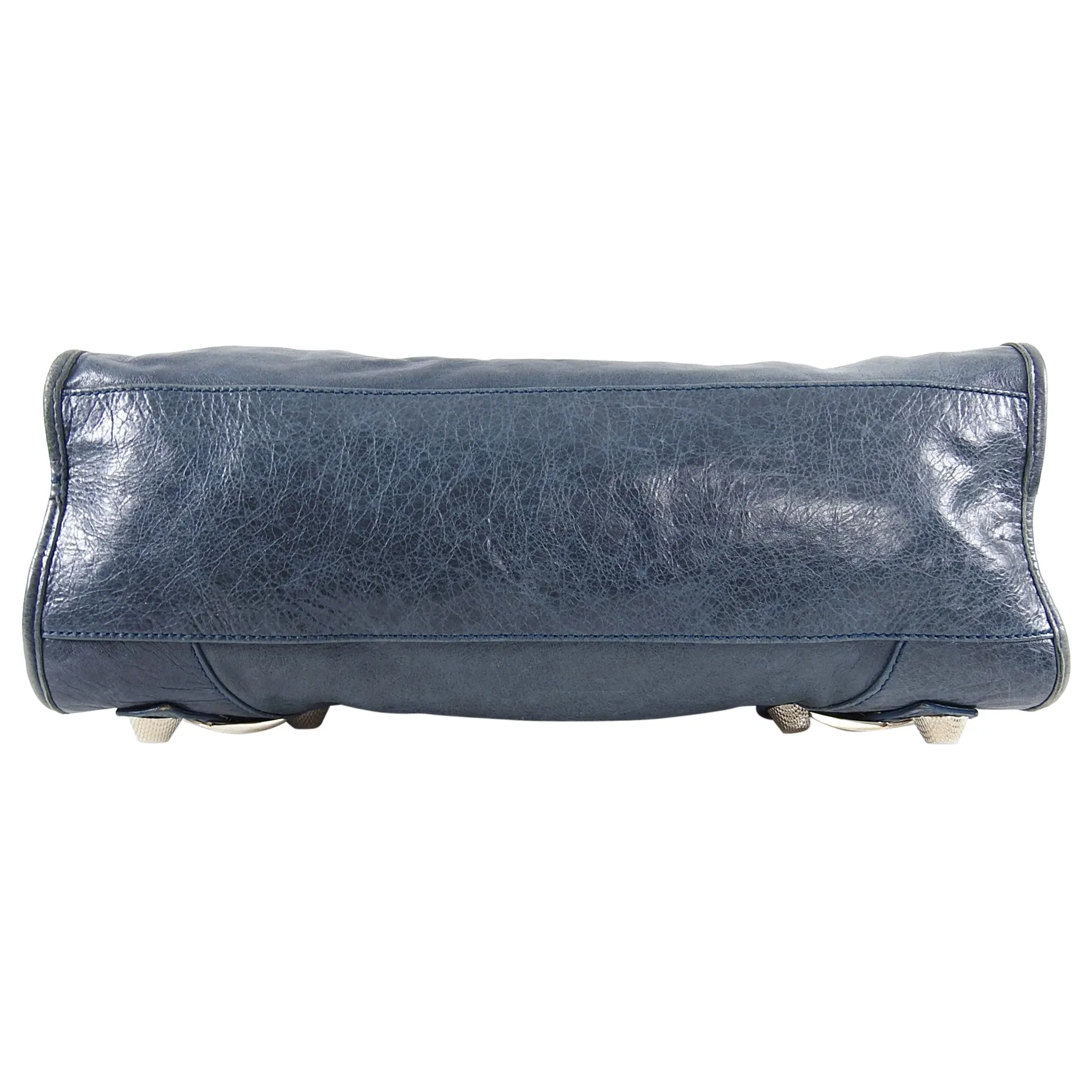 Balenciaga City Bag Denim Blue Giant 21 Silver Hardware