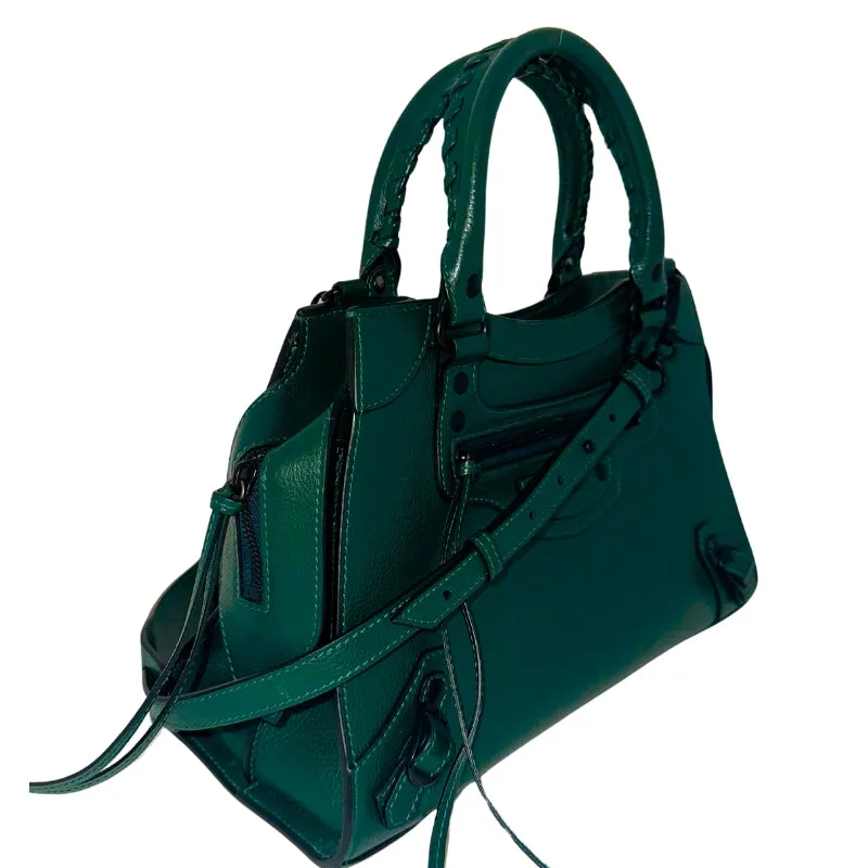 Balenciaga Neo City Classic Green Bag