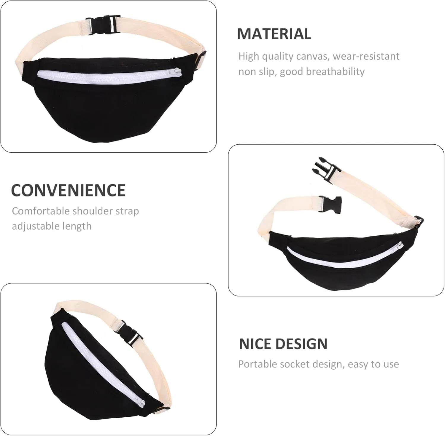 BESPORTBLE Fashion Chest Pack for Lightweight Cross Body Bag for Boys and Durable Storage with Multiple Wearing Options present for Birthdays and Holidays