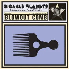 Blowout Comb - Clear/purple