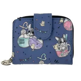 Blue Boba Frenchie Short Wallet
