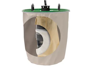 CGV286-3 Wall Mount 150L CamVac