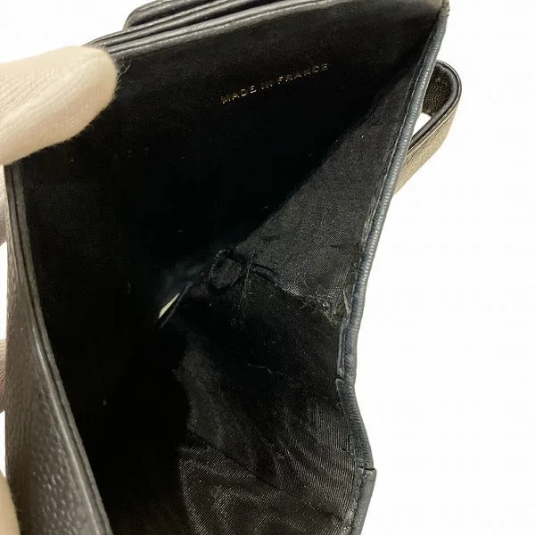 Chanel Caviar Skin Bifold Wallet A13496