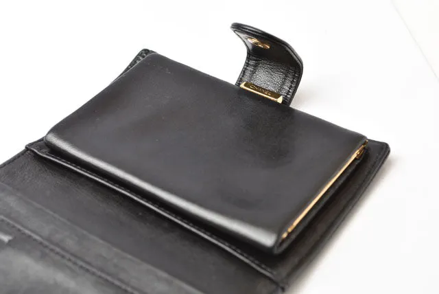 Chanel Caviar Skin Vintage Wallet Black