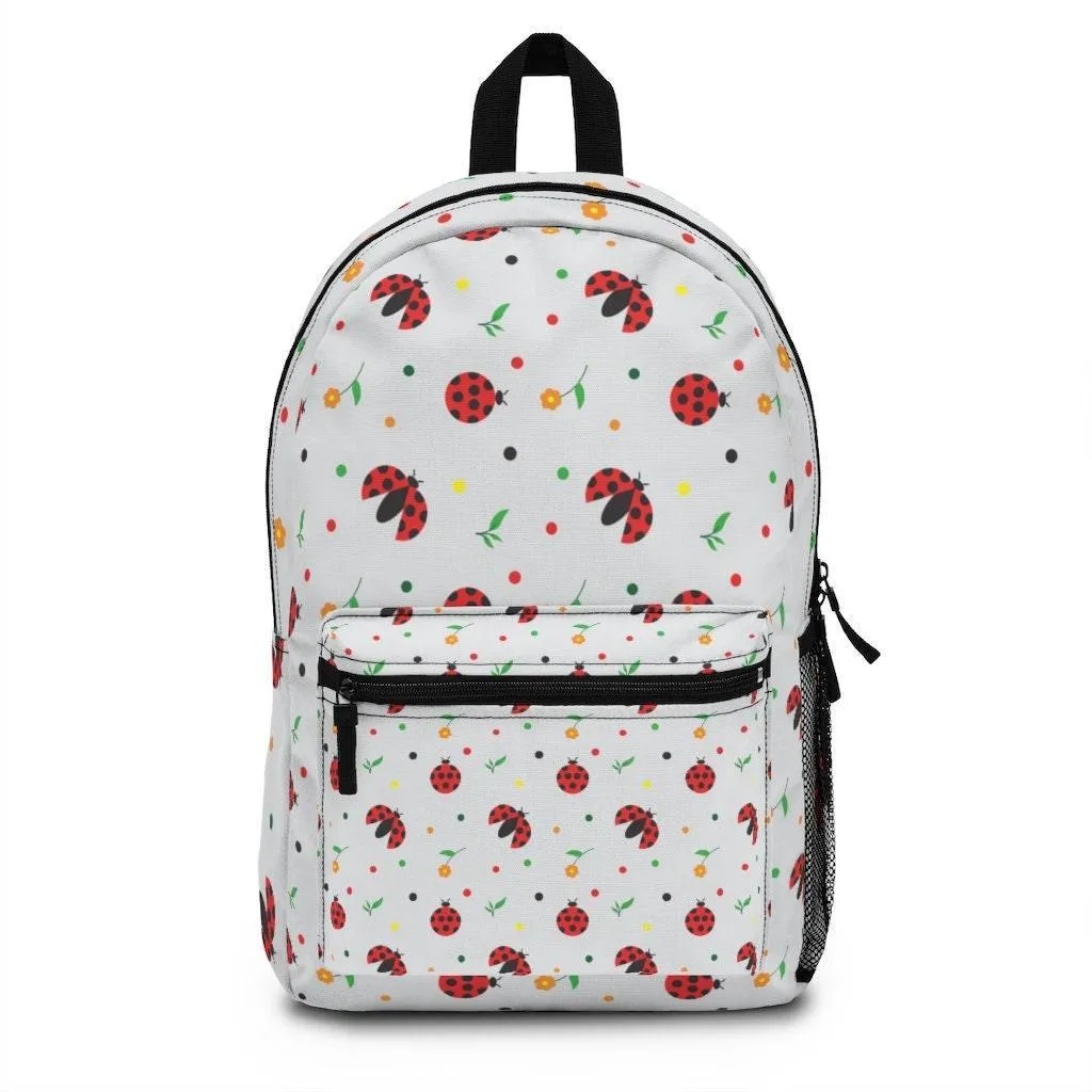 Cute Small Ladybugs Backpack, College Backpack, Teens Backpack everyday use, Travel Backpack, Weekend bag, Laptop Backpack