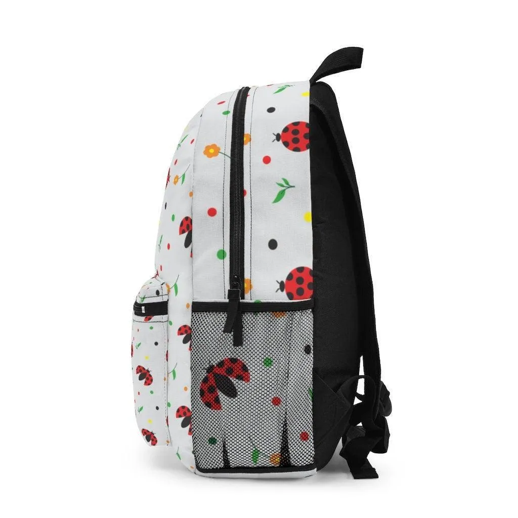 Cute Small Ladybugs Backpack, College Backpack, Teens Backpack everyday use, Travel Backpack, Weekend bag, Laptop Backpack