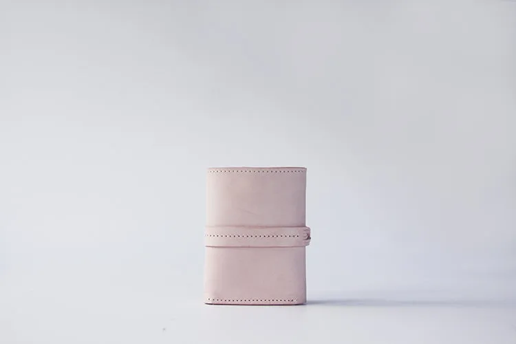 Cute Womens Pink Leather Wallet Purse Small Triple Wallets for Women
