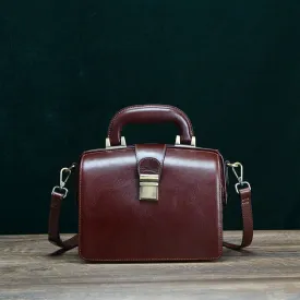Doctor Handbag Leather Small Bag