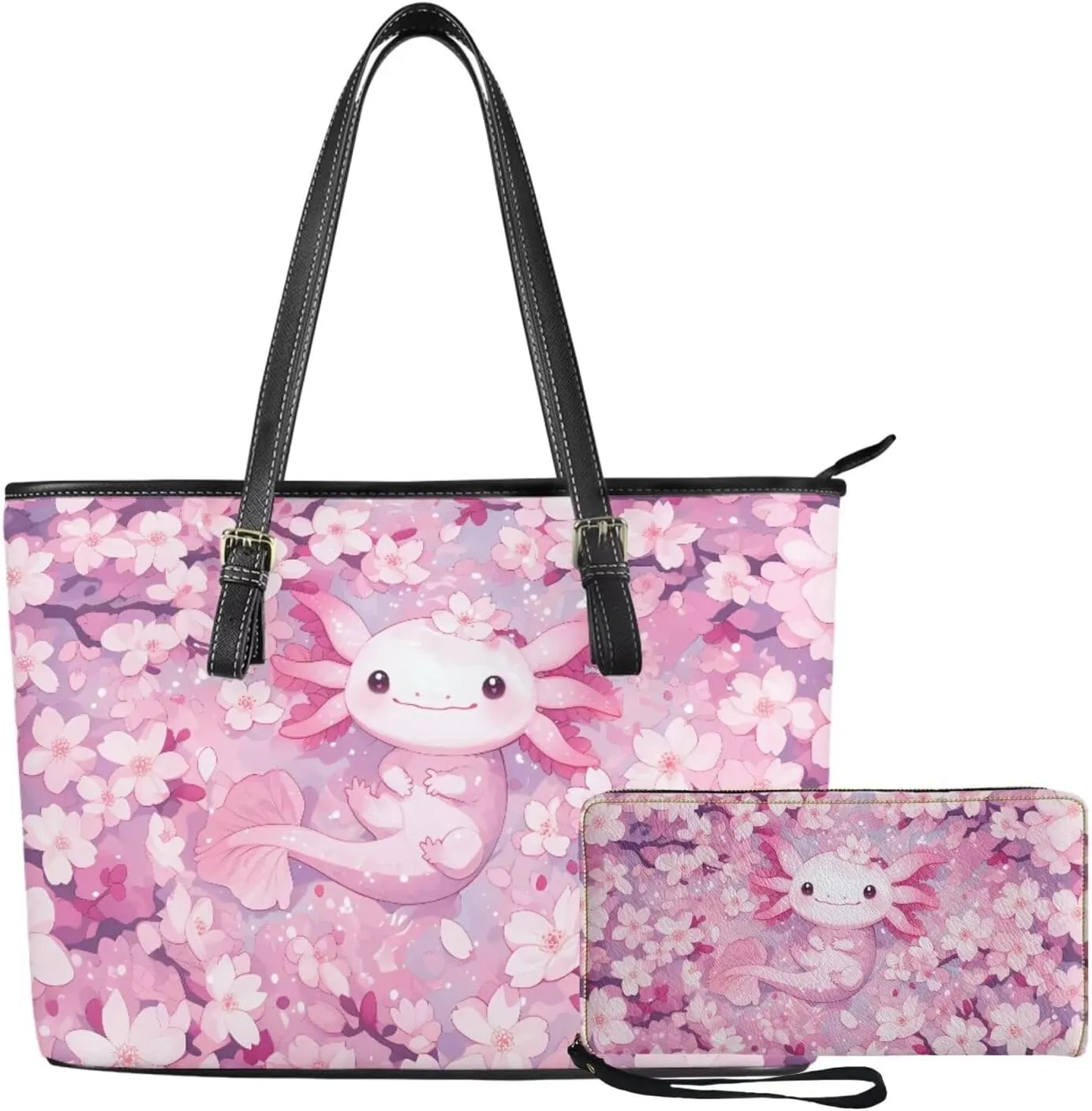 Fashion Purse and Wallet Set for Women Travel Outdoor Shopping Work