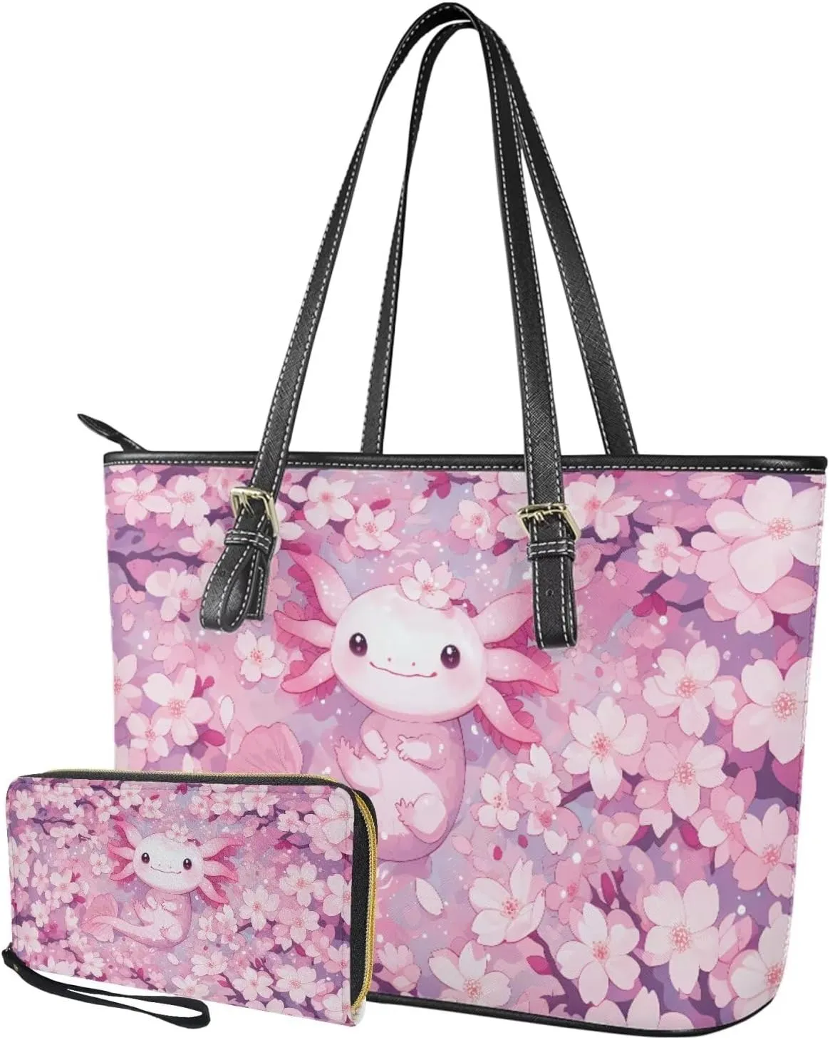 Fashion Purse and Wallet Set for Women Travel Outdoor Shopping Work