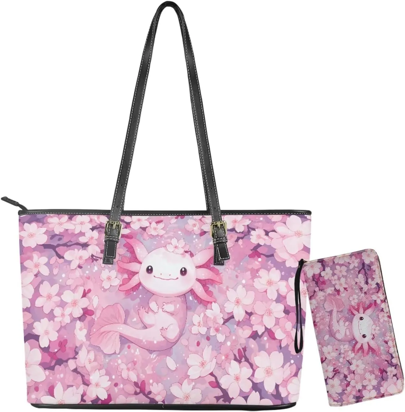 Fashion Purse and Wallet Set for Women Travel Outdoor Shopping Work