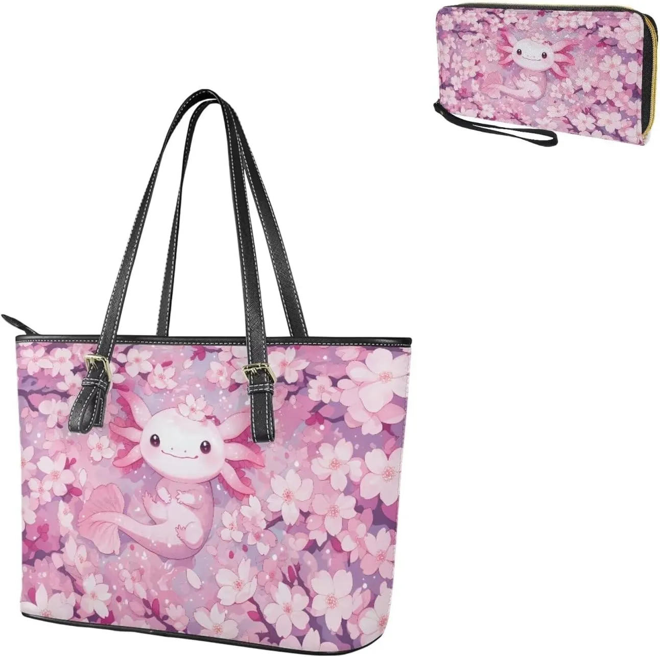 Fashion Purse and Wallet Set for Women Travel Outdoor Shopping Work