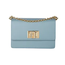 Furla 1927 Mini Crossbody - Blue/Light Gold