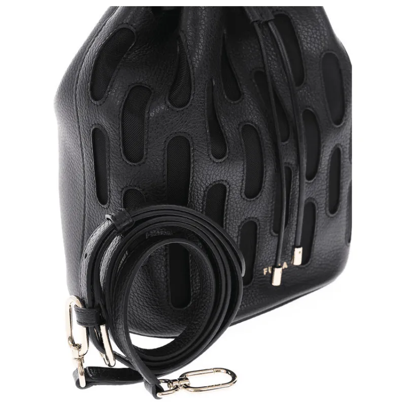 Furla Block Small Bucket Bag - Nero