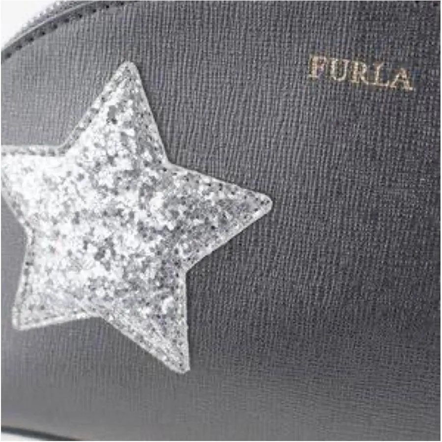 Furla Italia Large Cosmetic Case - Acciaio Silver