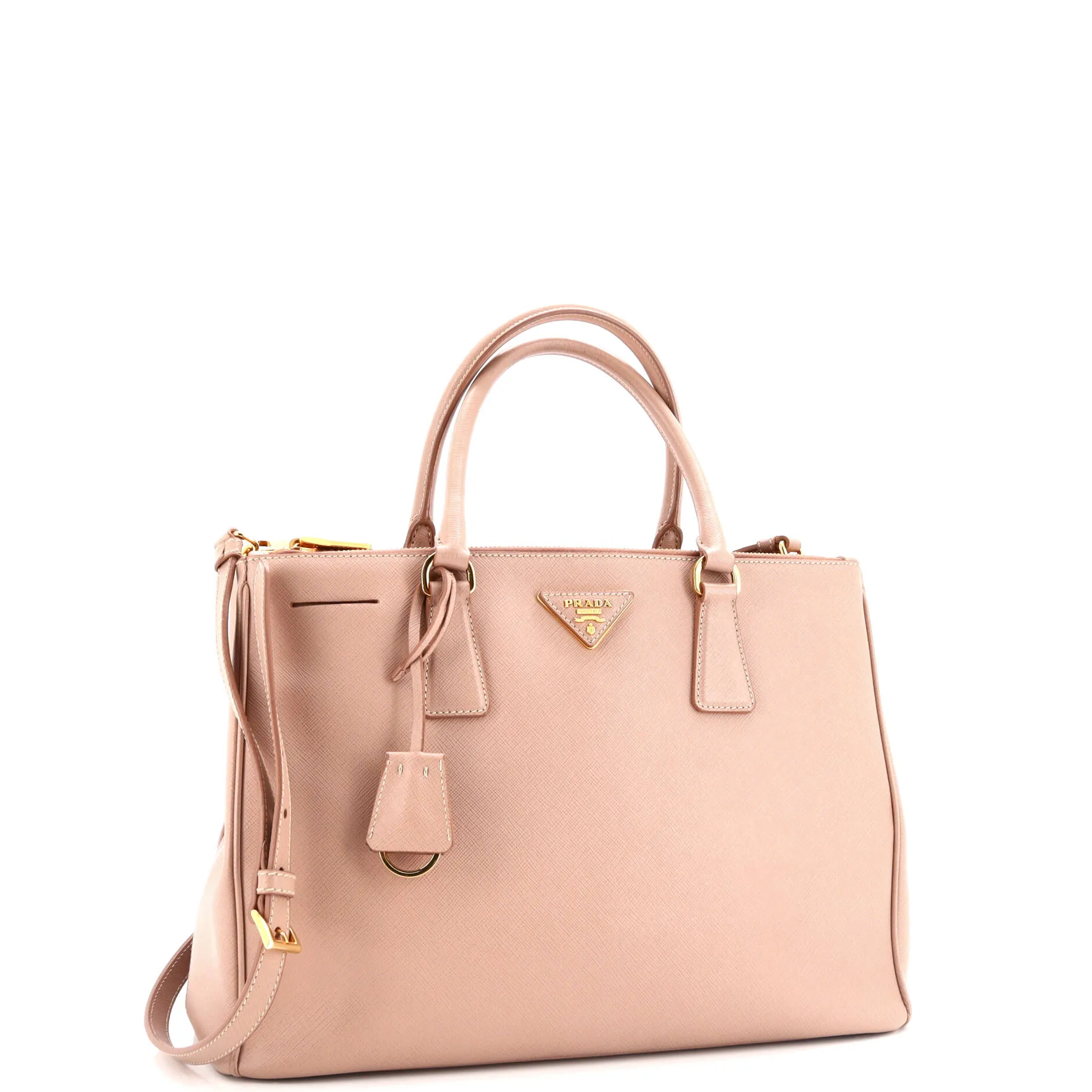 Galleria Double Zip Tote Saffiano Leather Large