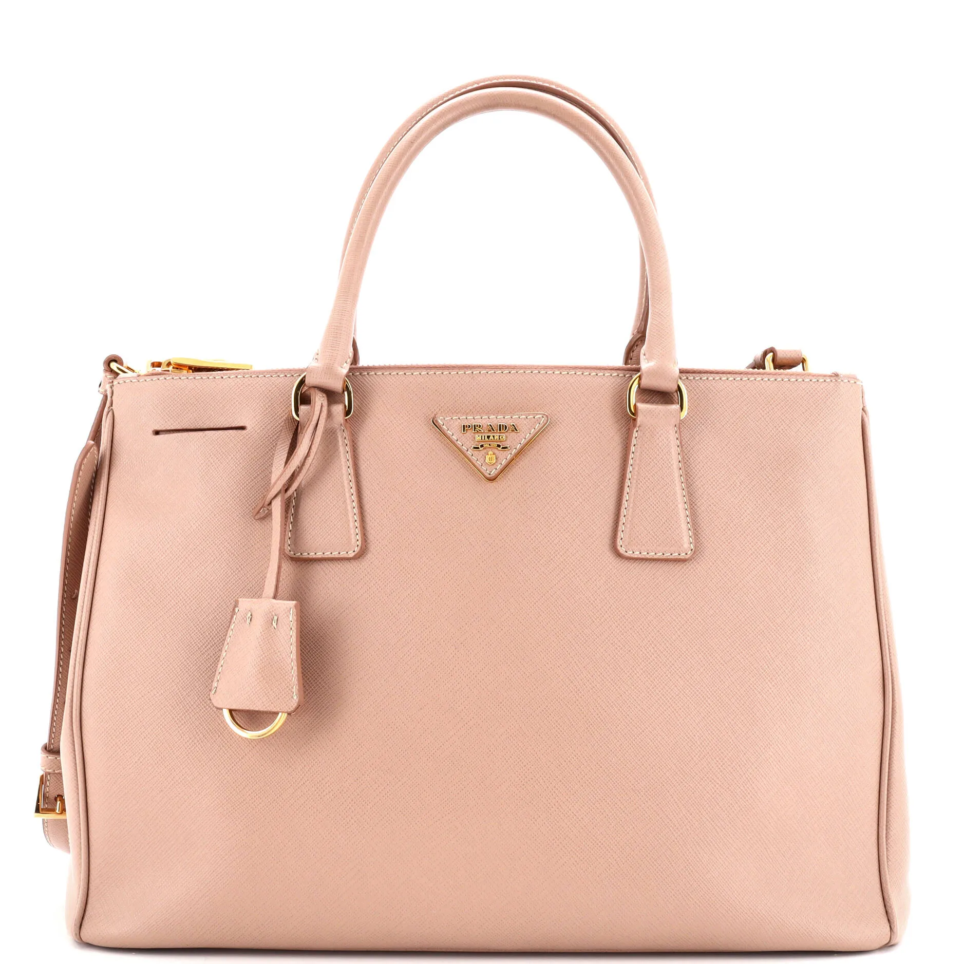 Galleria Double Zip Tote Saffiano Leather Large