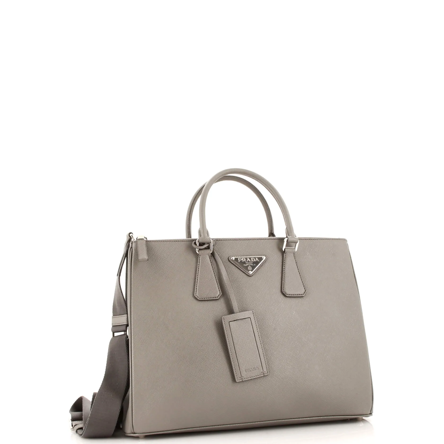 Galleria Double Zip Travel Tote Saffiano Leather Large