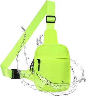 GEEAD Small Sling Bag for Women and Men Mini Crossbody Phone Chest Bag Waterproof Nylon Shoulder Bag Gym Travel