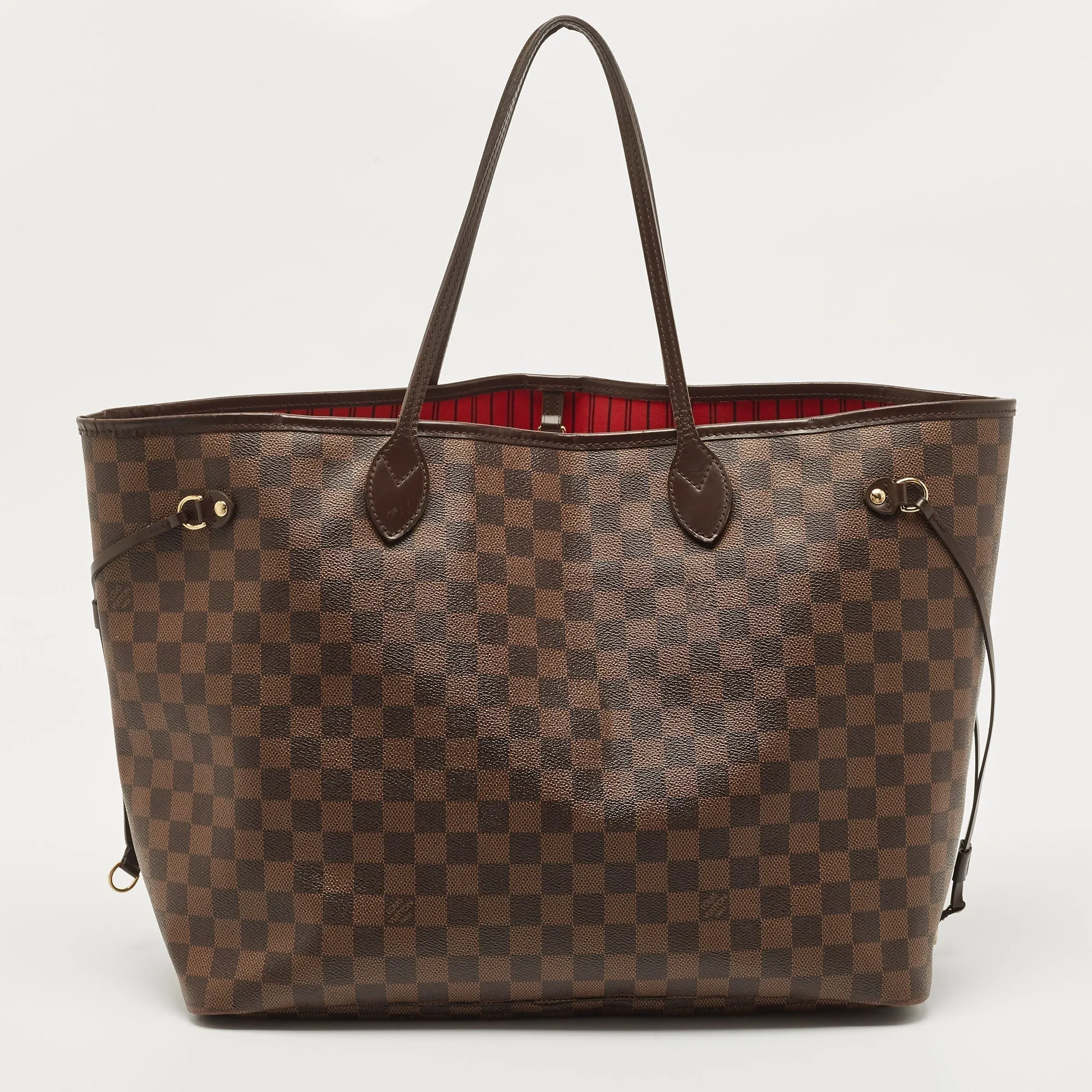 LOUIS VUITTON Damier Ebene Canvas Neverfull GM Bag