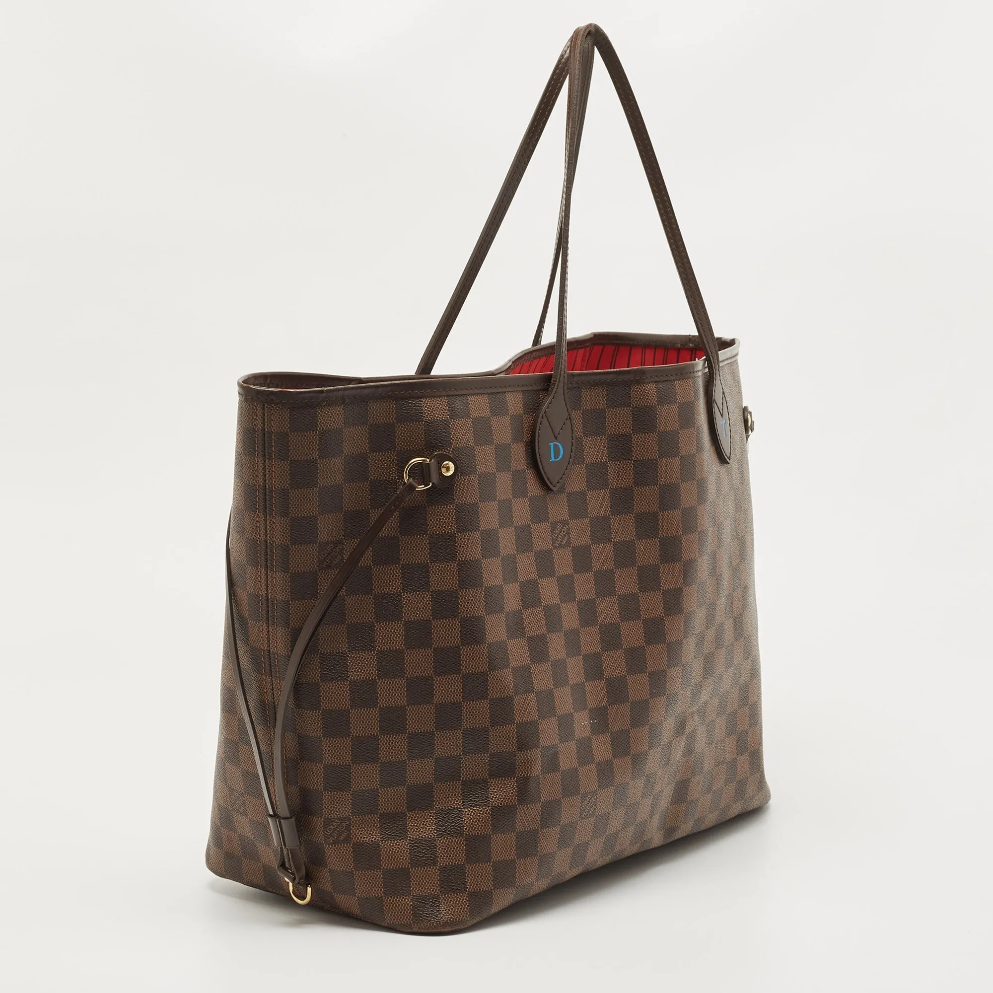LOUIS VUITTON Damier Ebene Canvas Neverfull GM Bag
