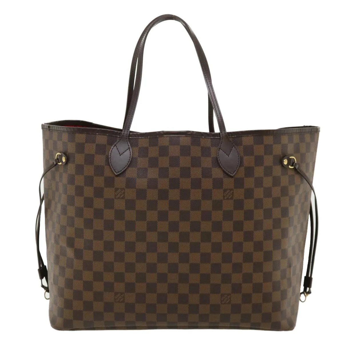 LOUIS VUITTON Damier Ebene Neverfull GM Tote Bag N51106 LV Auth am3481