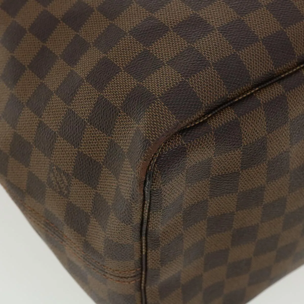 LOUIS VUITTON Damier Ebene Neverfull GM Tote Bag N51106 LV Auth am3481