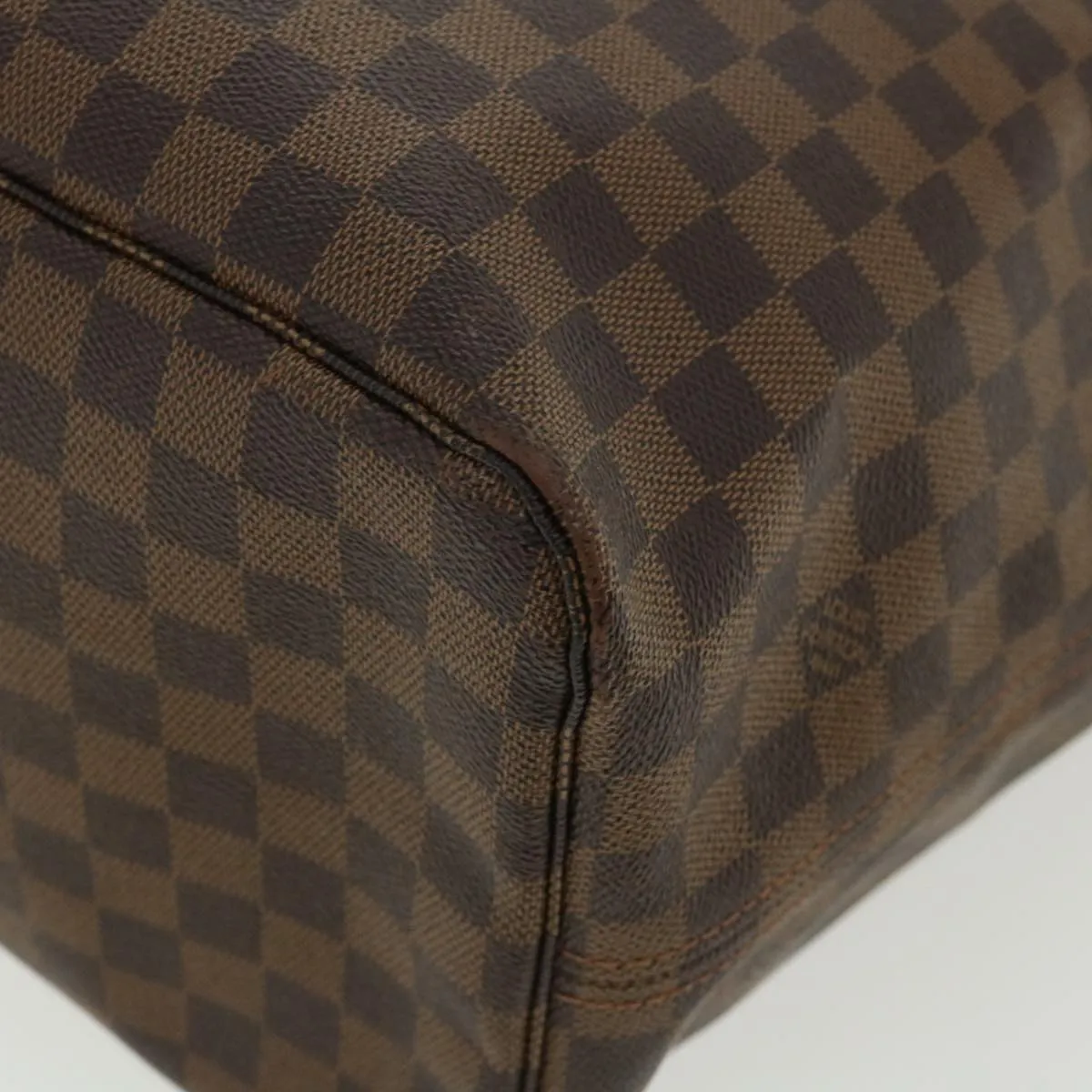 LOUIS VUITTON Damier Ebene Neverfull GM Tote Bag N51106 LV Auth am3481
