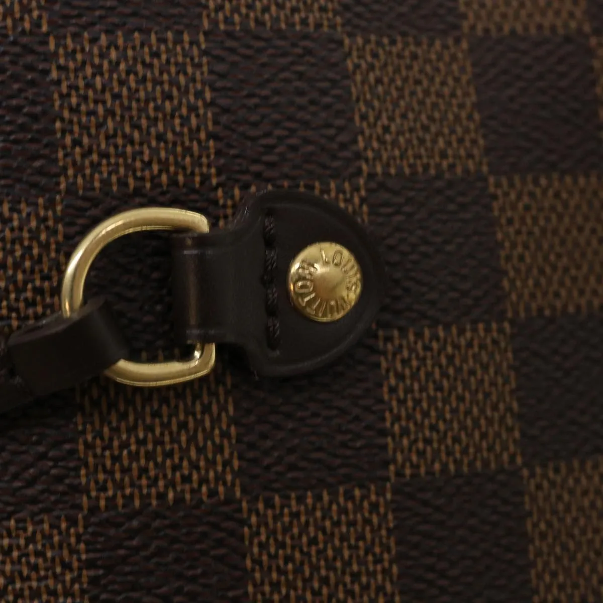 LOUIS VUITTON Damier Ebene Neverfull GM Tote Bag N51106 LV Auth am3481