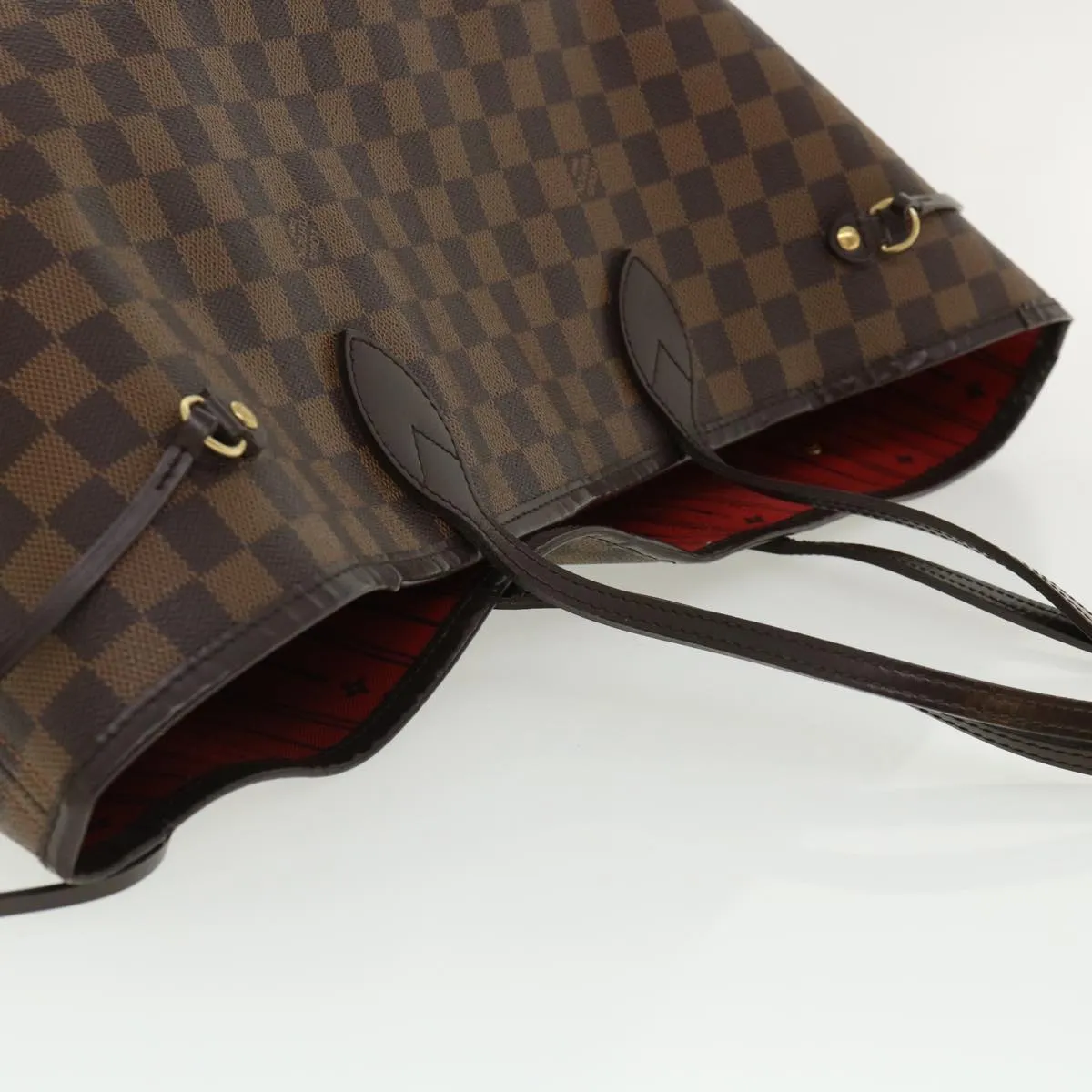 LOUIS VUITTON Damier Ebene Neverfull GM Tote Bag N51106 LV Auth am3481