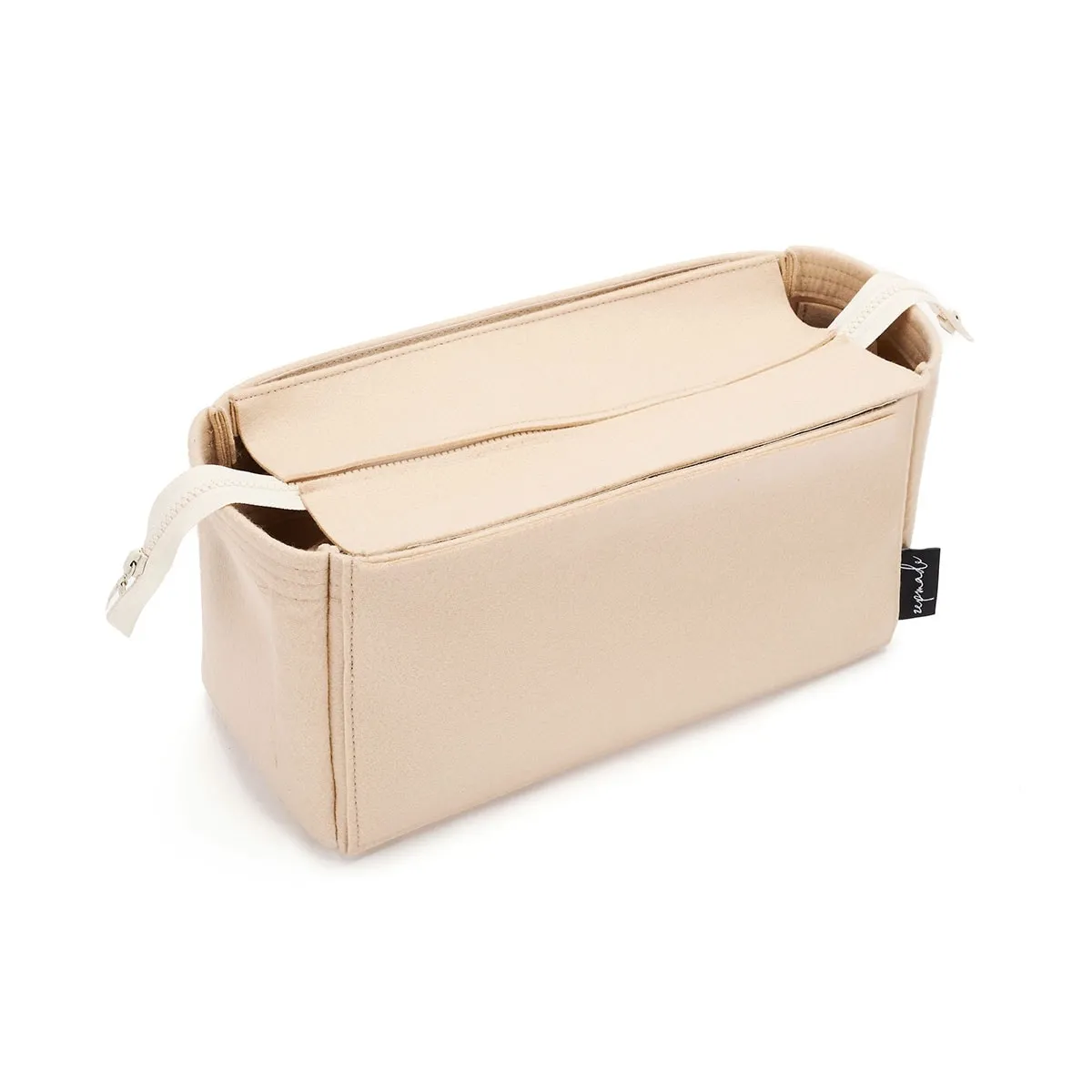 Louis Vuitton Neverfull Organizer Insert, Bag Organizer with Zipper Top Closure and Single Bottle Holder