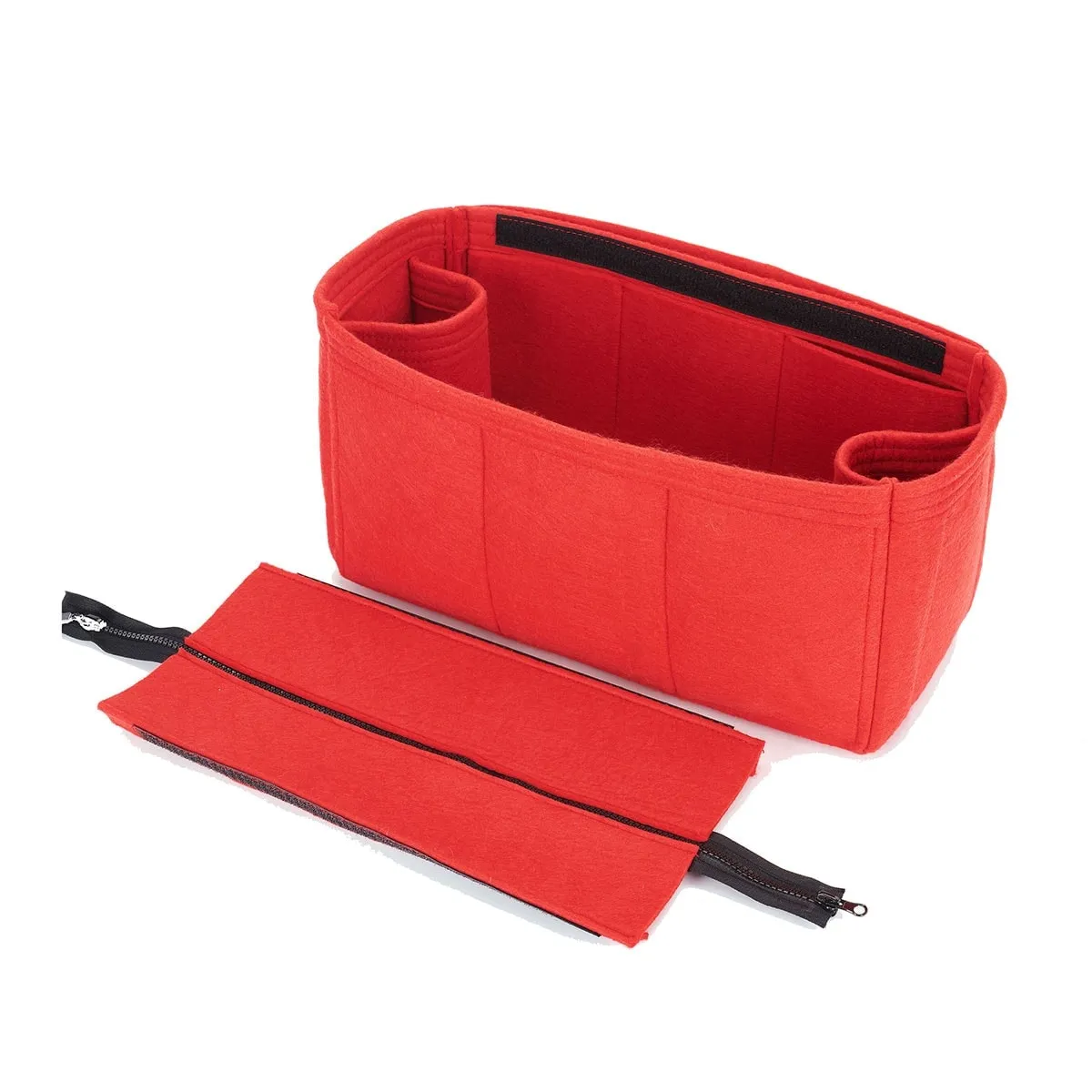 Louis Vuitton Neverfull Organizer Insert, Bag Organizer with Zipper Top Closure and Single Bottle Holder