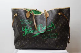 Louis Vuitton Palm Beach Neverfull GM Green