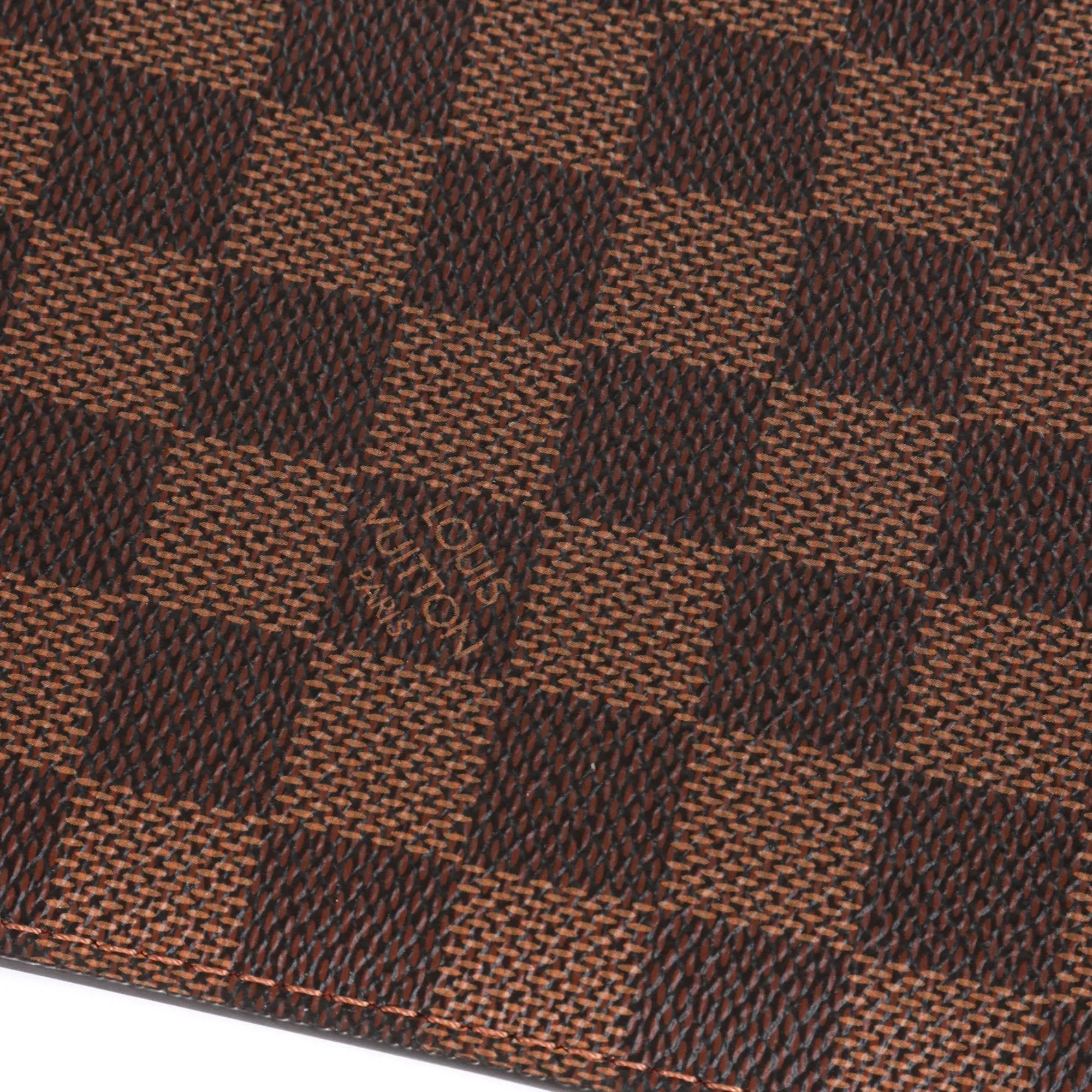 LOUIS VUITTON - Pochette Neverfull Louis Vuitton en toile enduite damier ébène