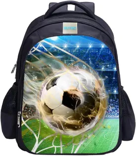 MATMO Soccer Backpack for Boys - Football Pattern School Bag
