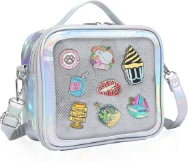 Messenger Bag for Teen Women Girls Kids Casual Travel Clear Crossbody Bag Men Small Ita Bag Trendy Handbags