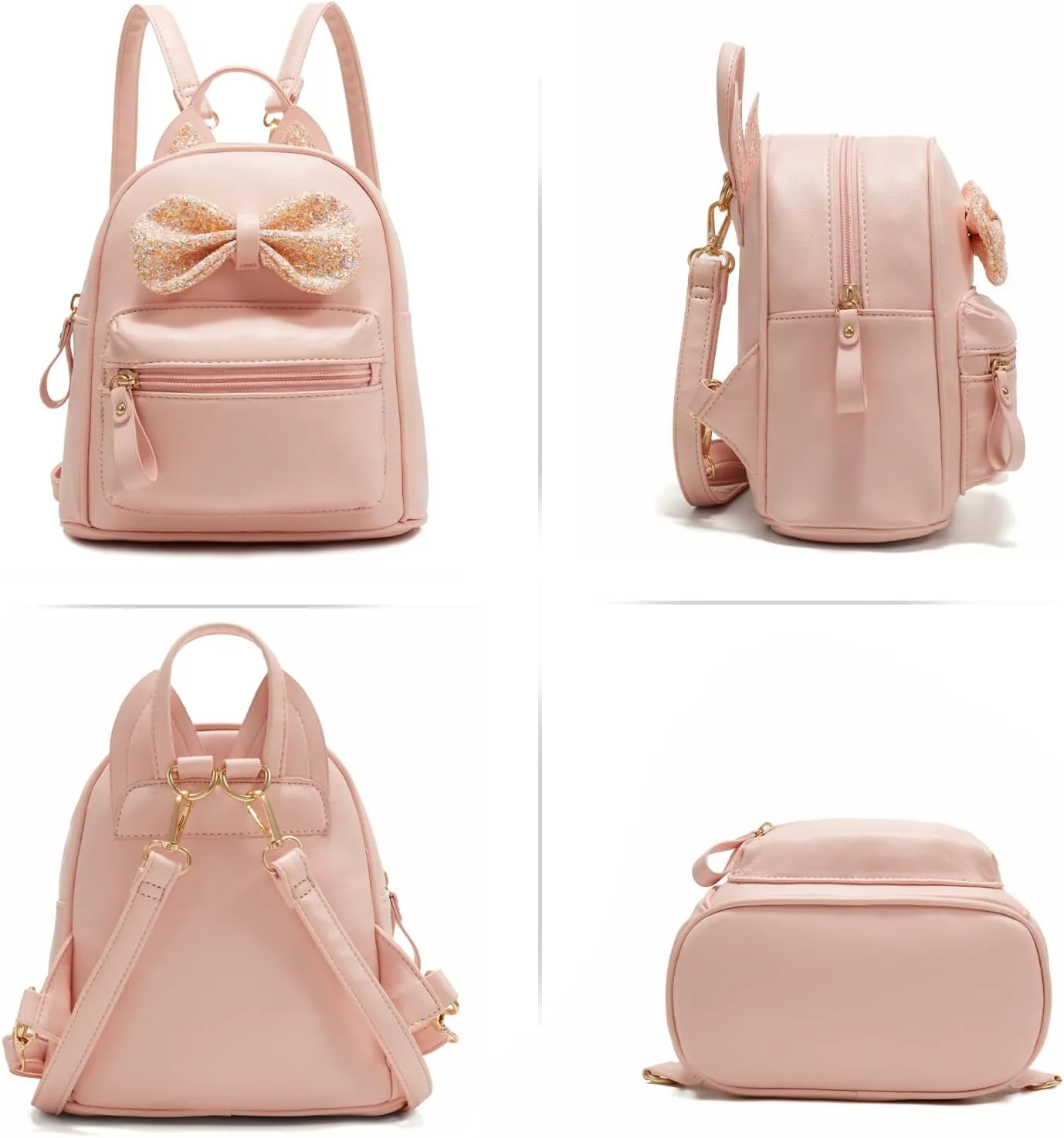 Mini Backpack for Girls Gift, Cute Small Backpack Purse for Teens Kids, Toddler Cat Mini Bookbag