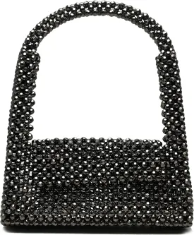 Miuco Pearl Bag Clutch Purses For Women Wedding Bride Purse Sparkly Glitterl Beaded Handbag