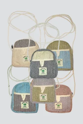 Nepal Crossbody Hemp Bag