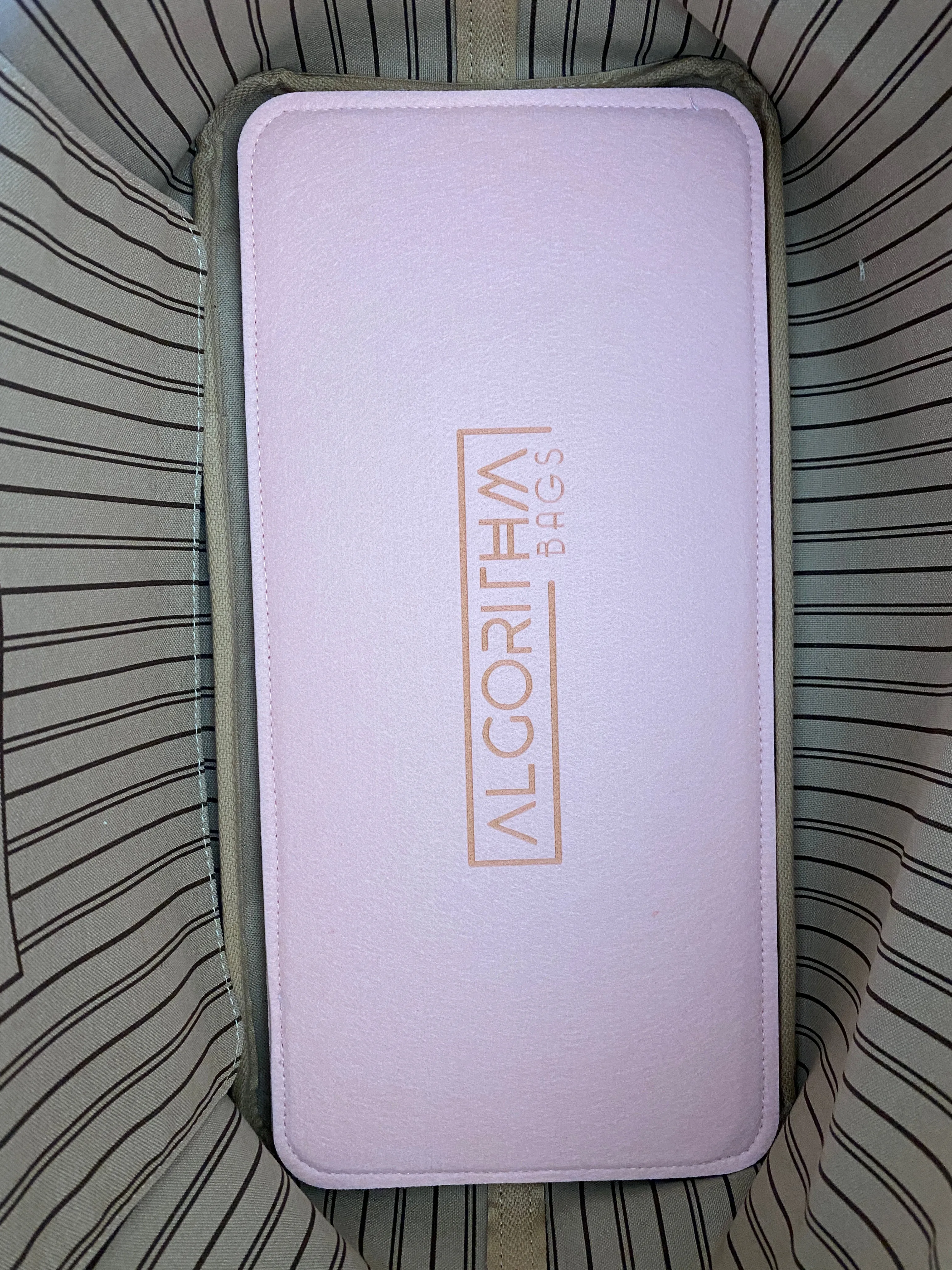 NEW! LV Neverfull Base Shaper, Premium 3mm felt wrapped Flexible Acrylic, Only @AlgorithmBags for Louis Vuitton