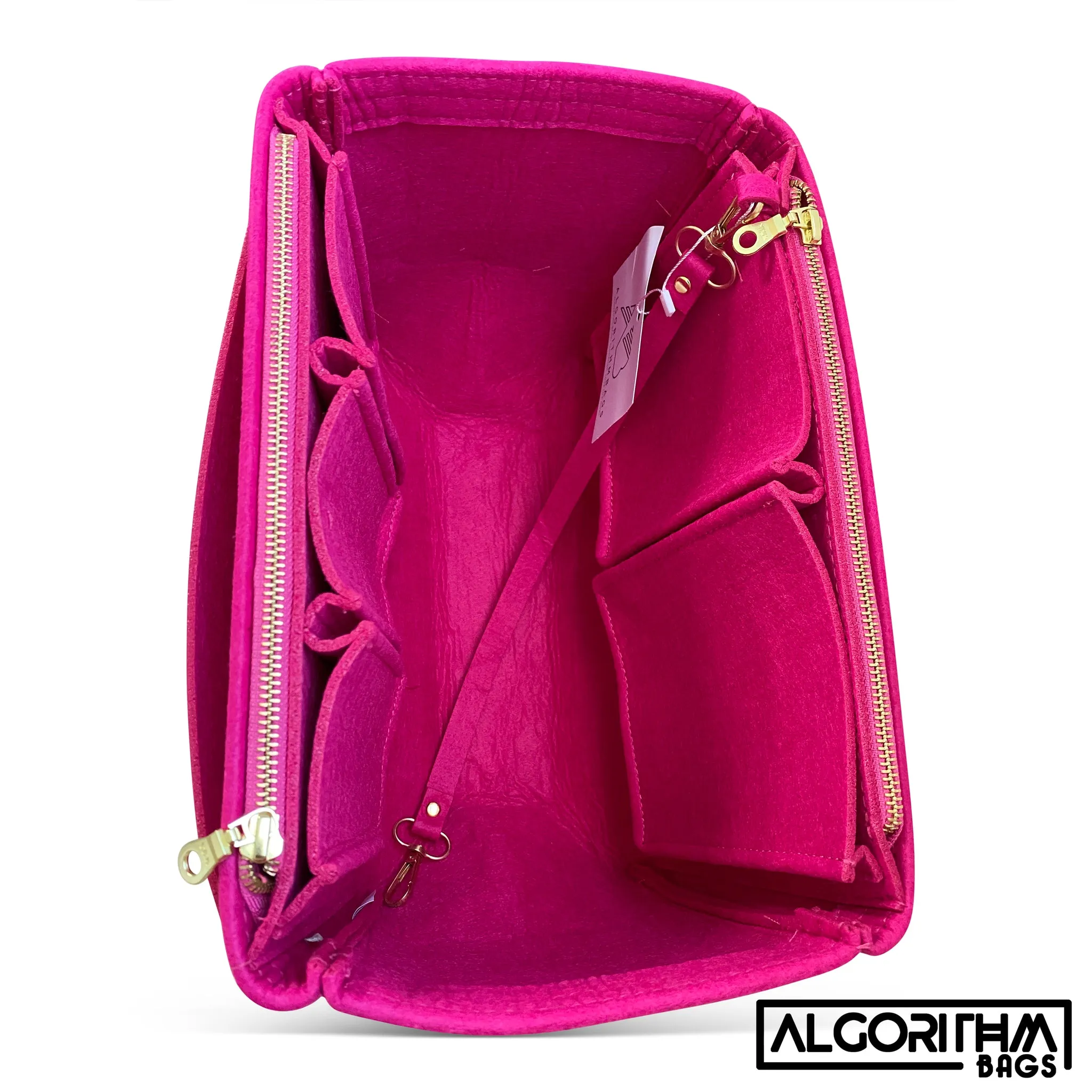 NEW! LV Neverfull NF GM Purse Organizer with Zippers, Only @AlgorithmBags® for Louis Vuitton, 3mm Felt