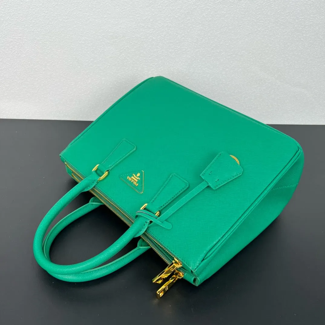 PD328 Large Prada Galleria Saffiano Leather Bag / HIGHEST QUALITY VERSION / 12.6x9.4x5.5inch