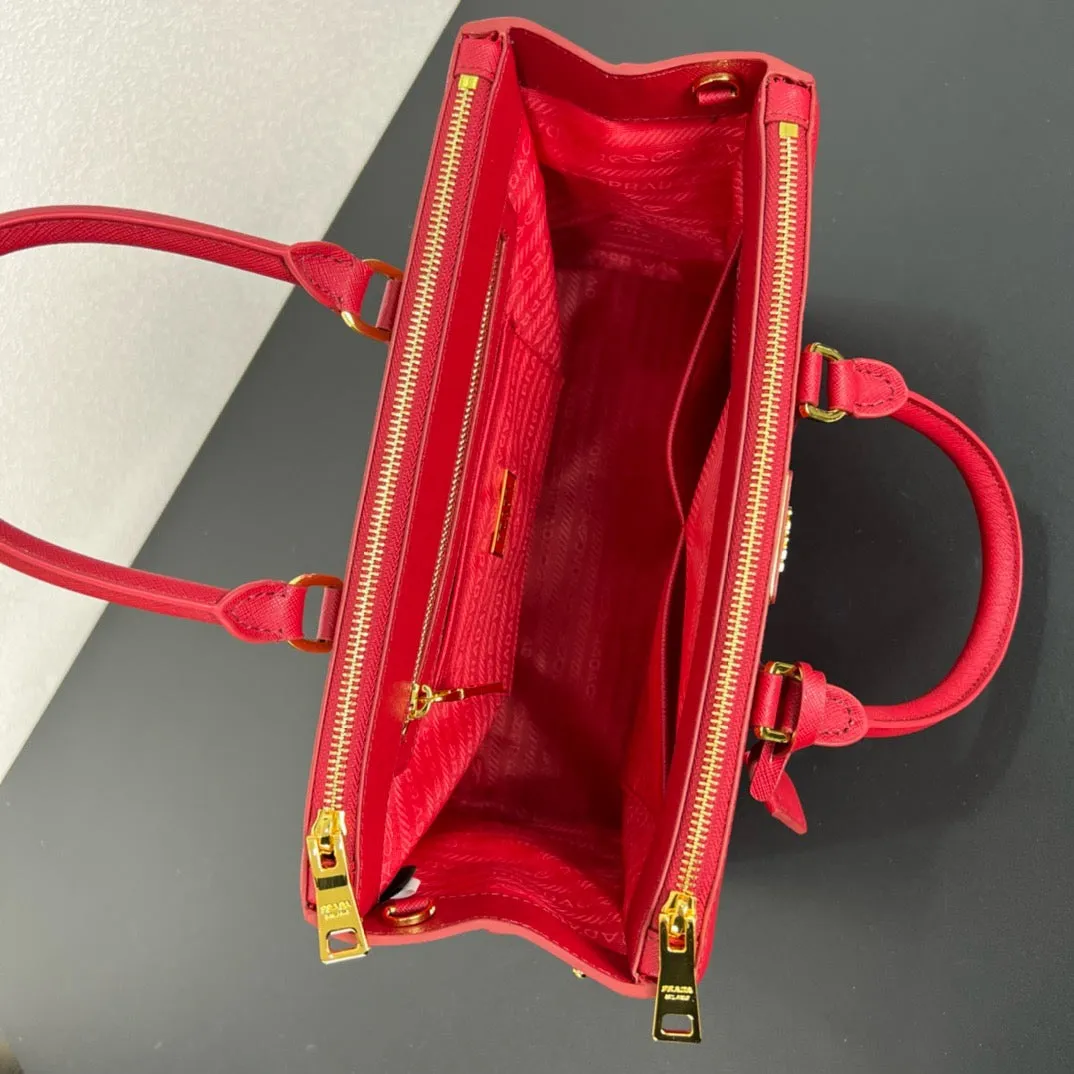 PD329 Large Prada Galleria Saffiano Leather Bag / HIGHEST QUALITY VERSION / 12.6x9.4x5.5inch