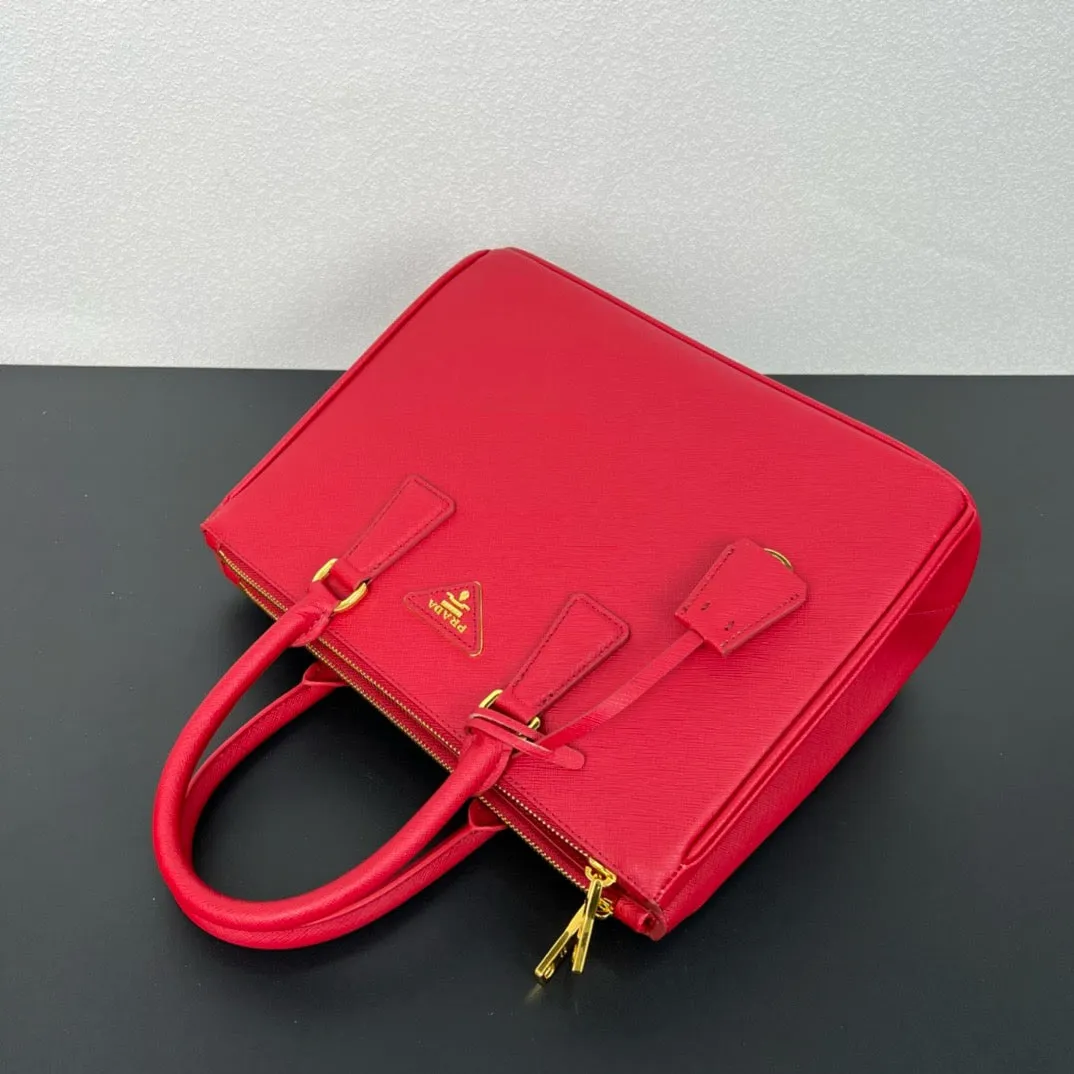 PD329 Large Prada Galleria Saffiano Leather Bag / HIGHEST QUALITY VERSION / 12.6x9.4x5.5inch