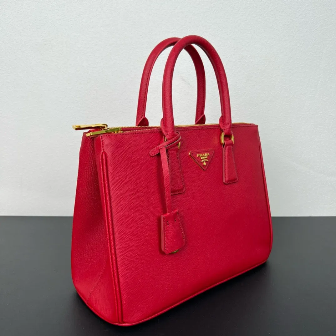 PD329 Large Prada Galleria Saffiano Leather Bag / HIGHEST QUALITY VERSION / 12.6x9.4x5.5inch