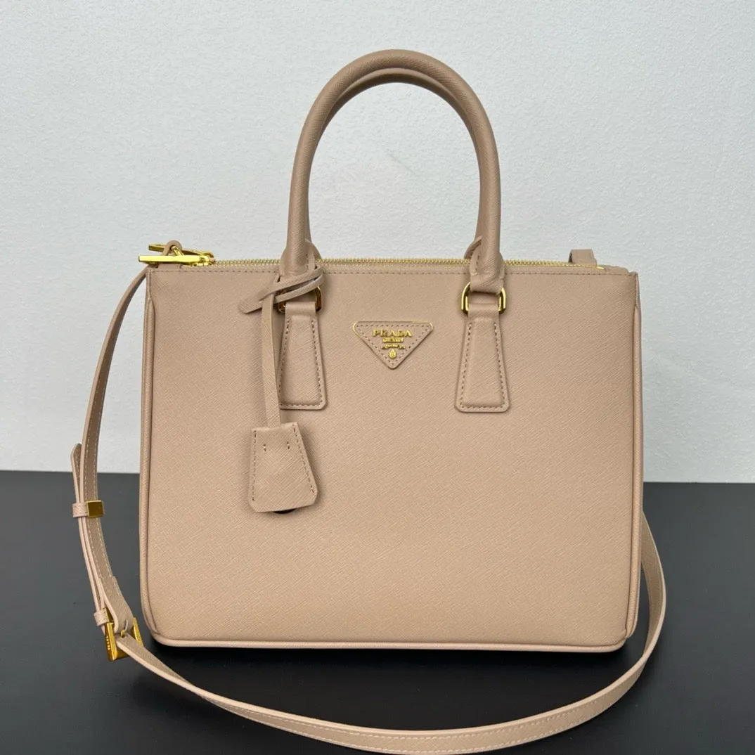 PD332 Large Prada Galleria Saffiano Leather Bag / HIGHEST QUALITY VERSION / 12.6x9.4x5.5inch