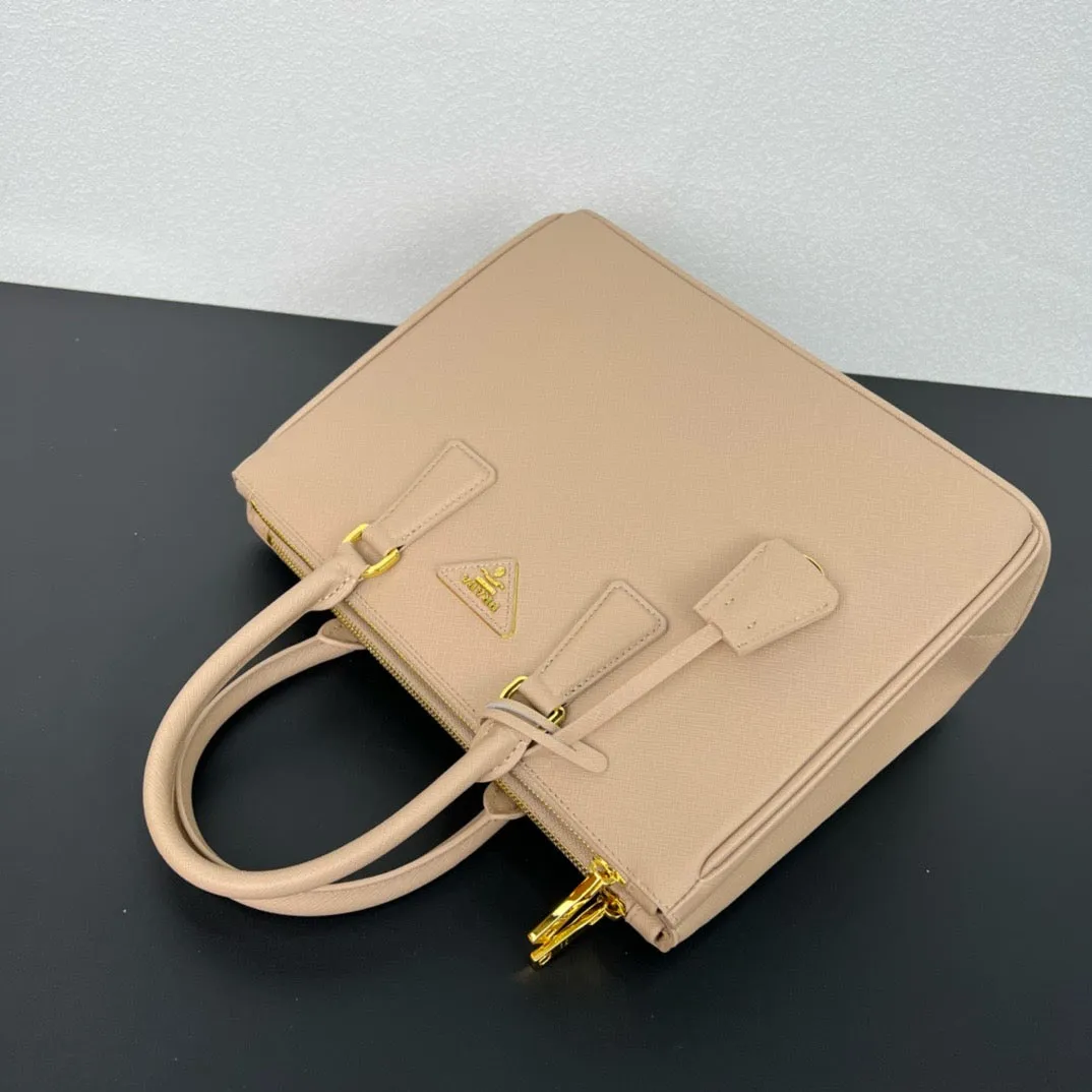 PD332 Large Prada Galleria Saffiano Leather Bag / HIGHEST QUALITY VERSION / 12.6x9.4x5.5inch